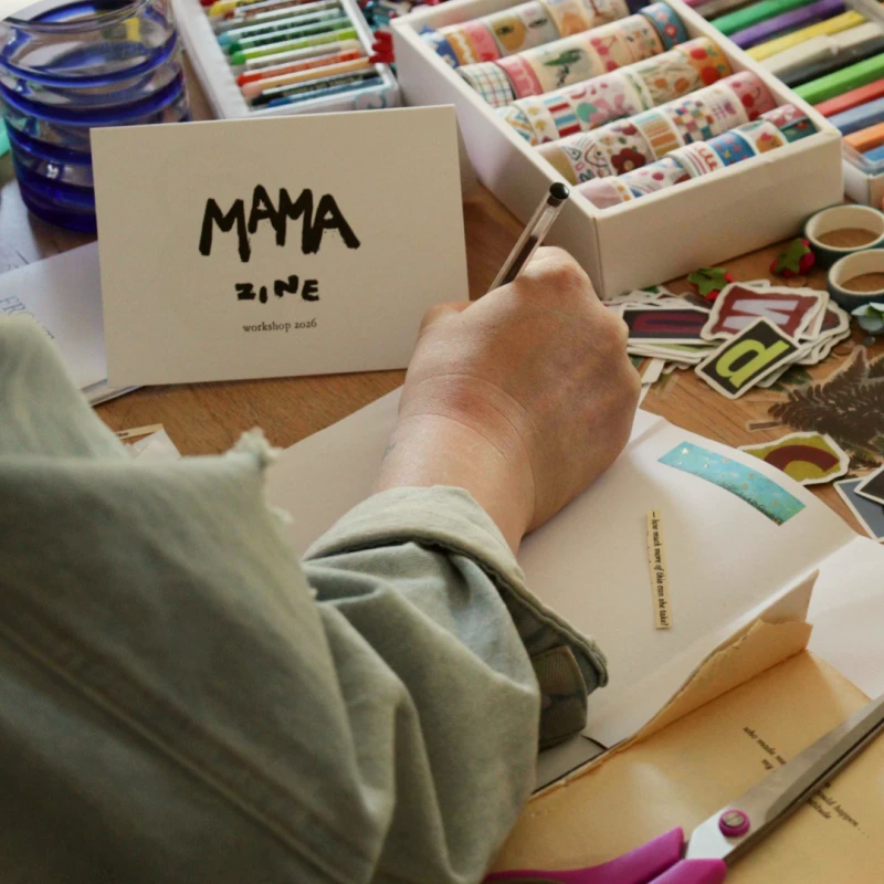 MAMAzine Workshop with BA Illustration Design graduate Kotrina Cioladis.