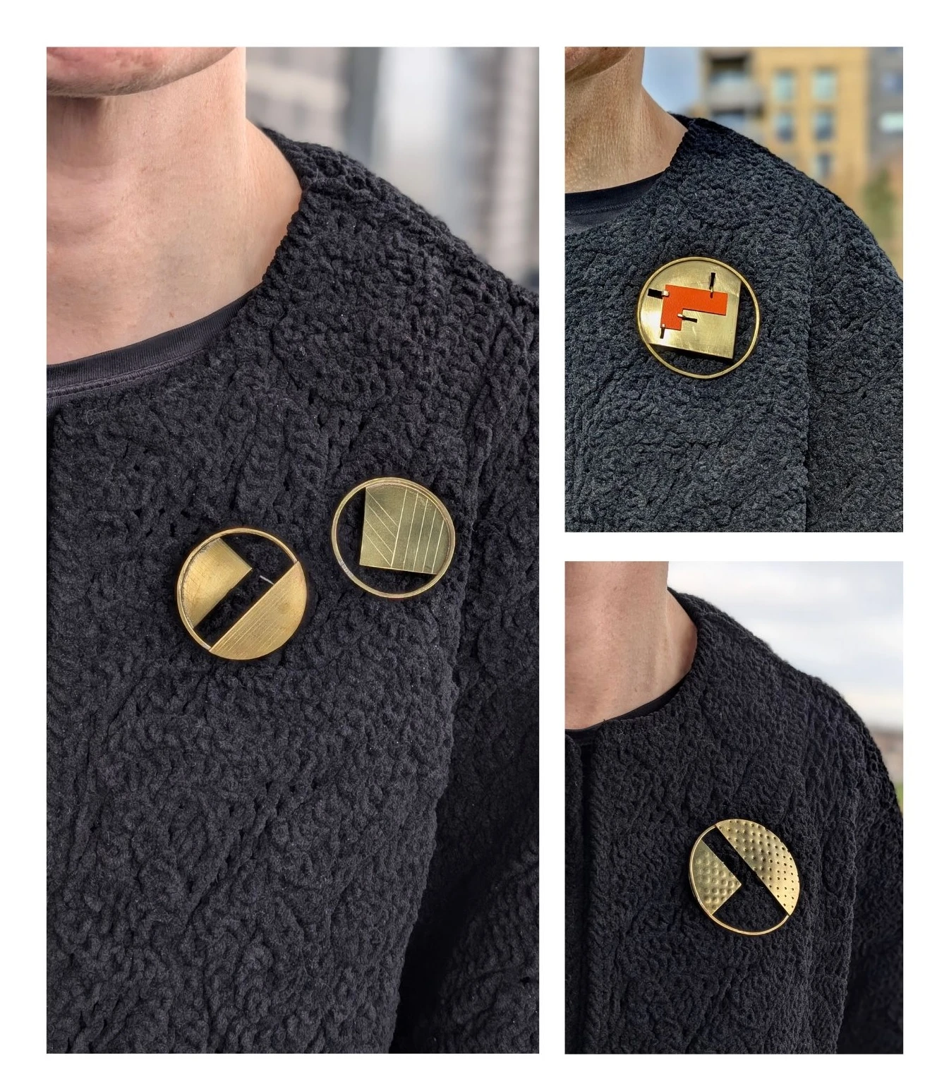 *Lines of Mine*, brass, various dimensions.