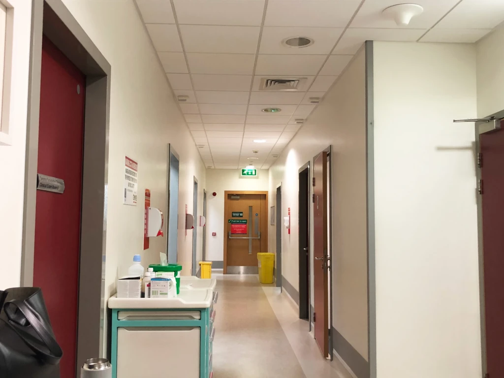 Photo of clinic during observantional research period.