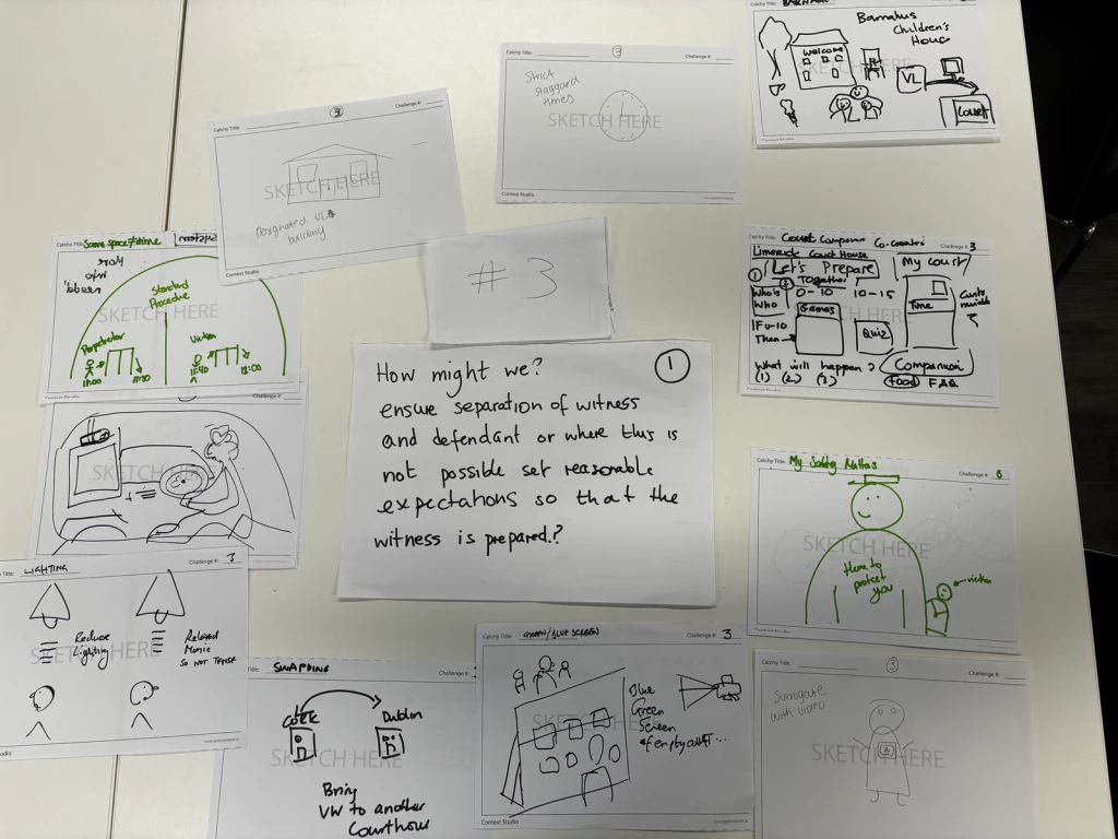 Court Services ideation.