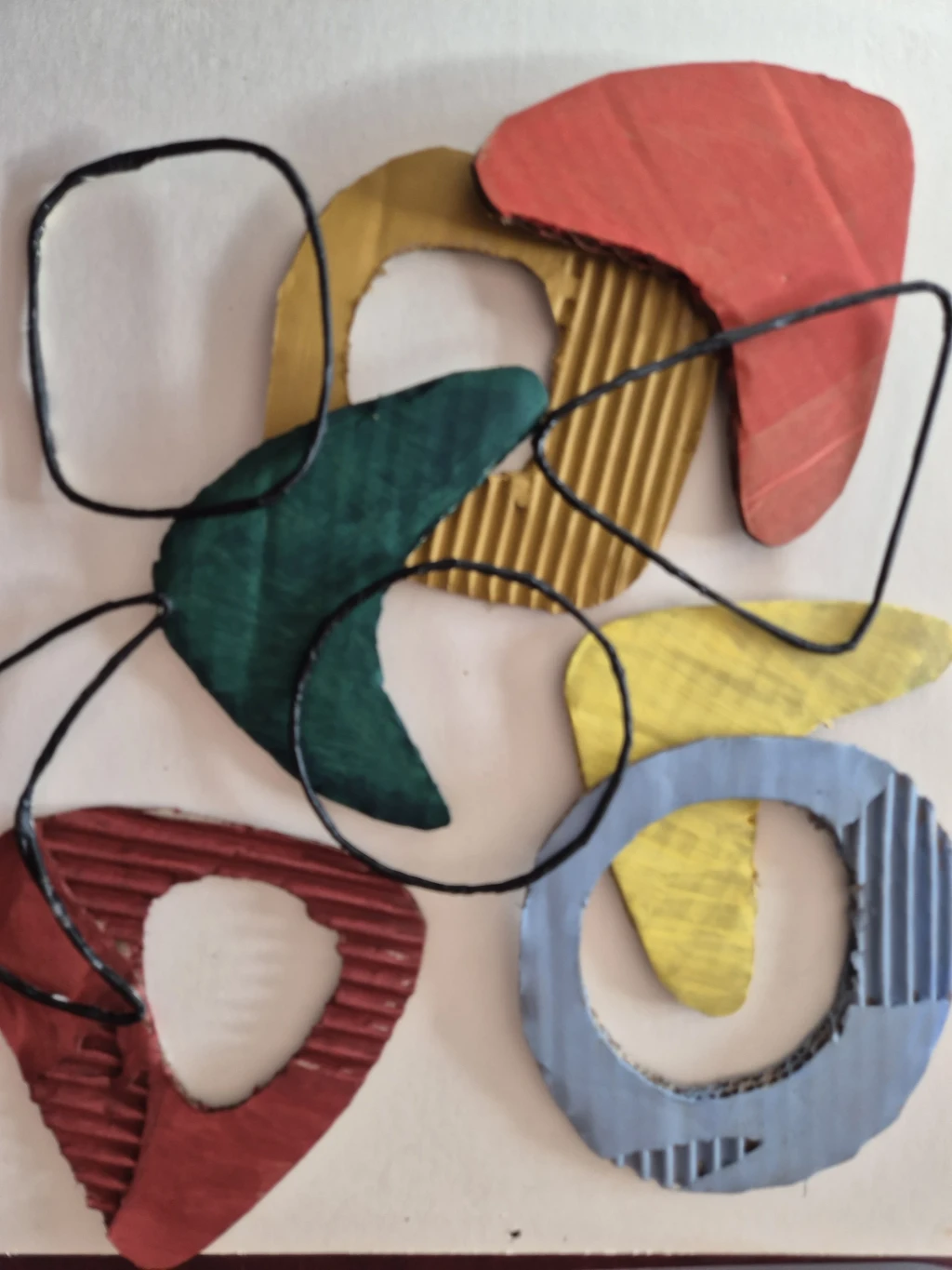 Maquettes for colour and shape project