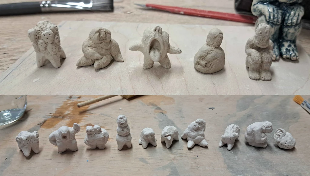 Making clay freaks