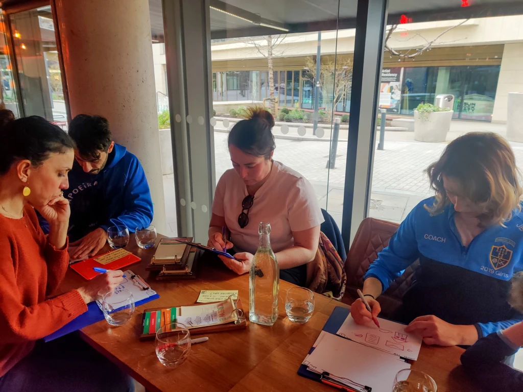 Ideation workshop with members of the public.