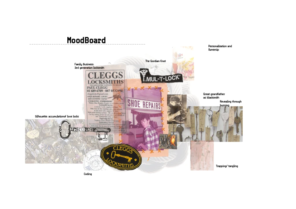 Mood board.
