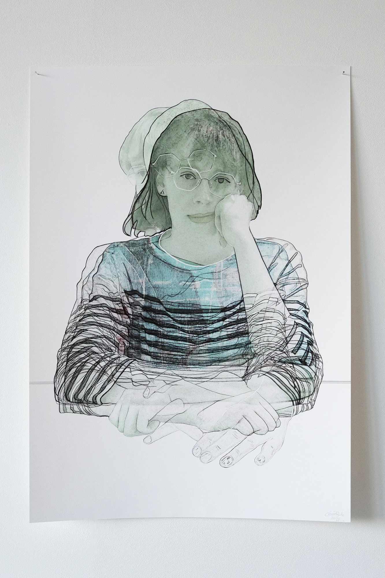 Lydia, fine art print on Hahnemühle Archival Photo Rag paper, 59.5 x 84.1 cm. 