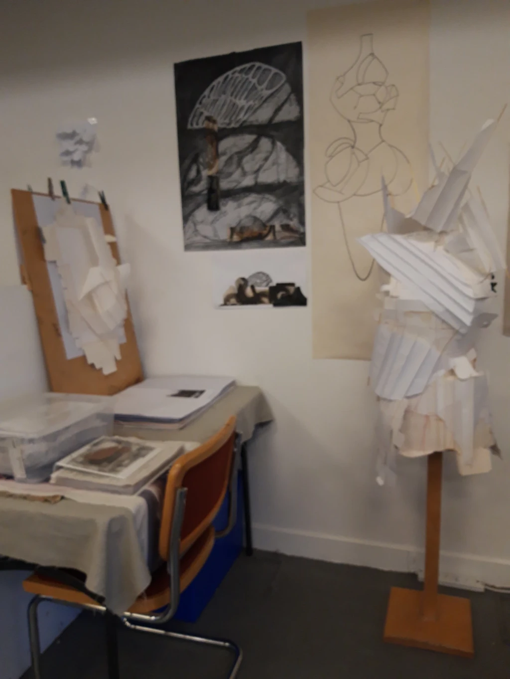 Studio workspace.