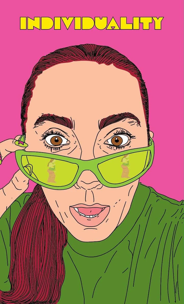A still from my animation, *Individuality*.