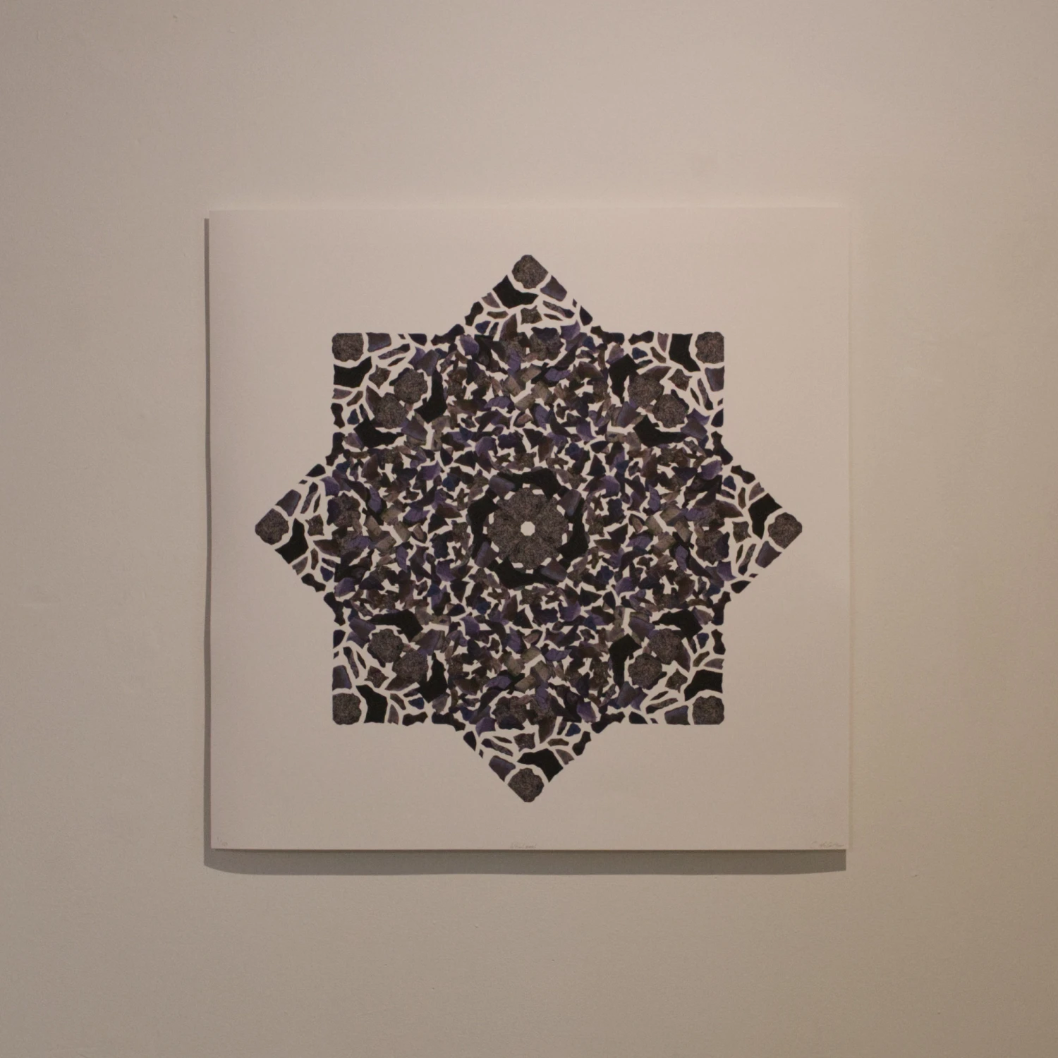 *Whirlpool*, Giclée print on Hahnemühle photorag, 65 x 65 cm.