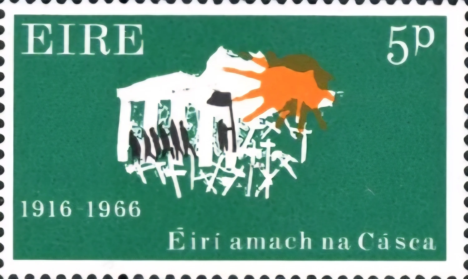 Delaney, E. [1966]; General Post Office commemorative stamp, 1966; courtesy of An Post.