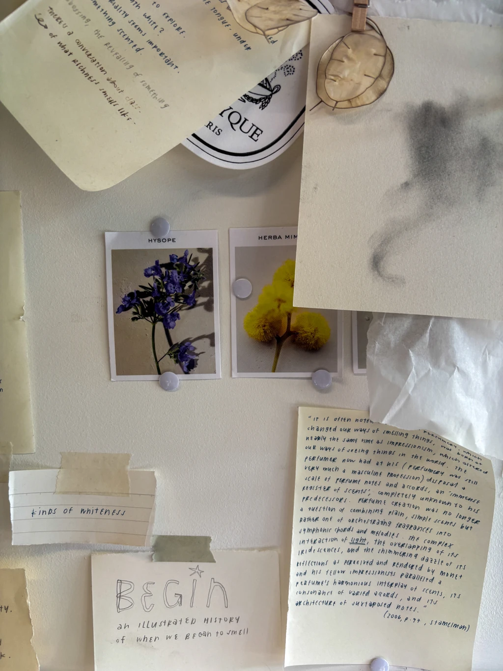 Research wall.