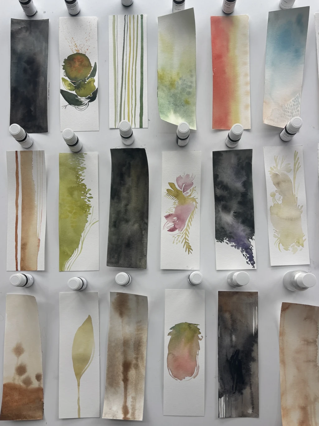 Scent cards.
