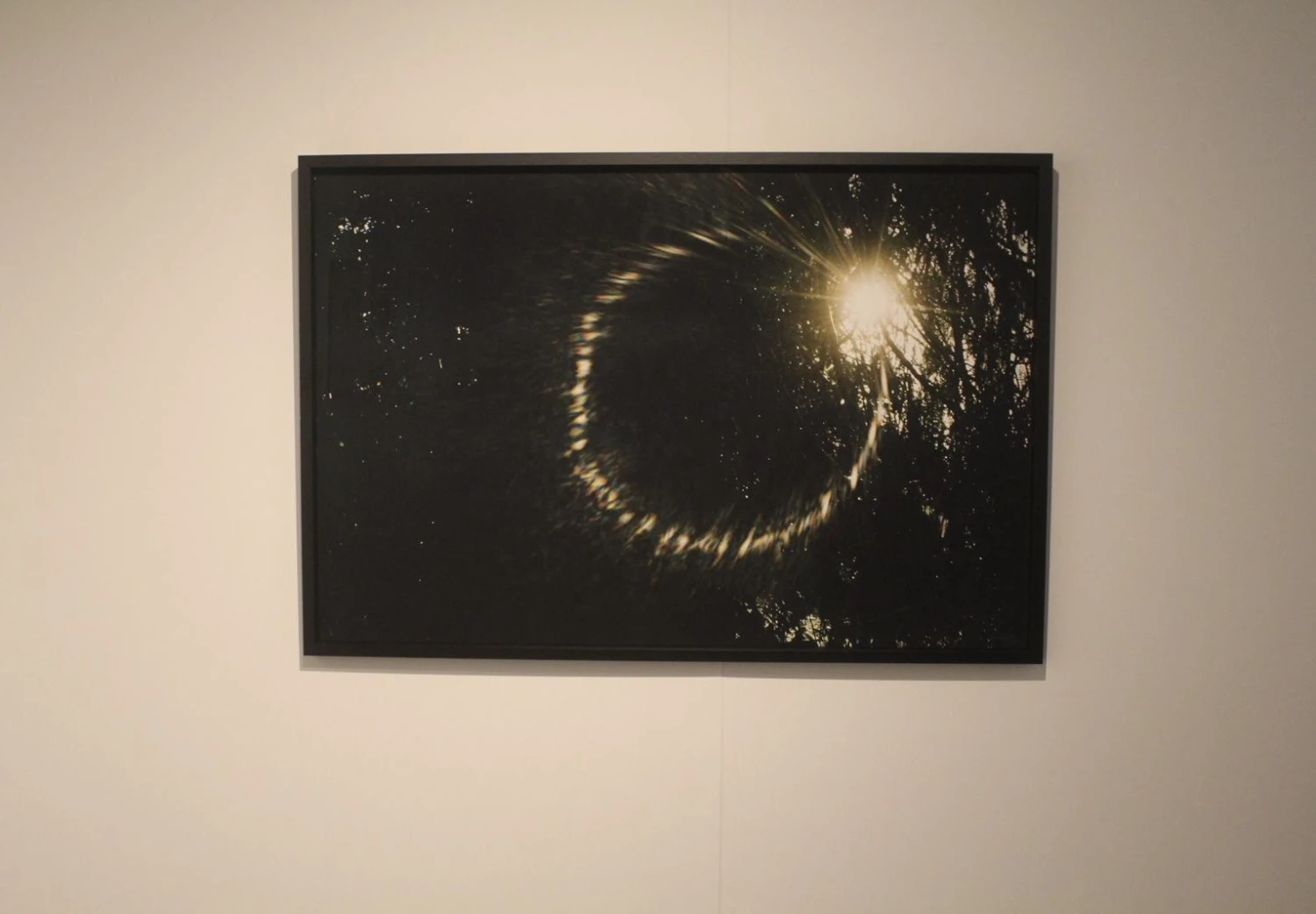 *Refracted Memory*, archival digital print, framed.