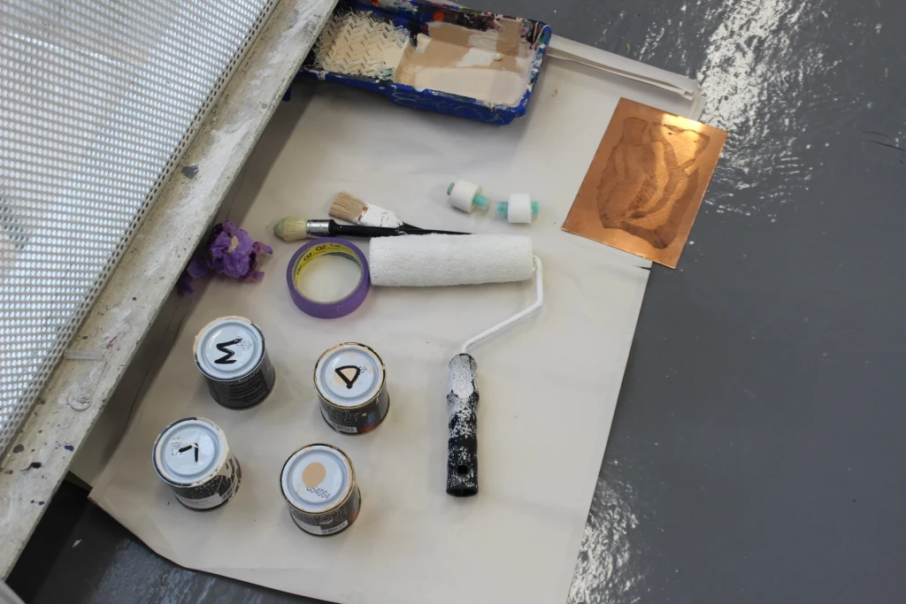 *Formative*, mural painting process.