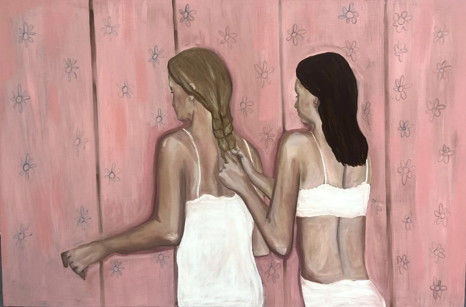 *Just Trust Me*, oil on canvas.