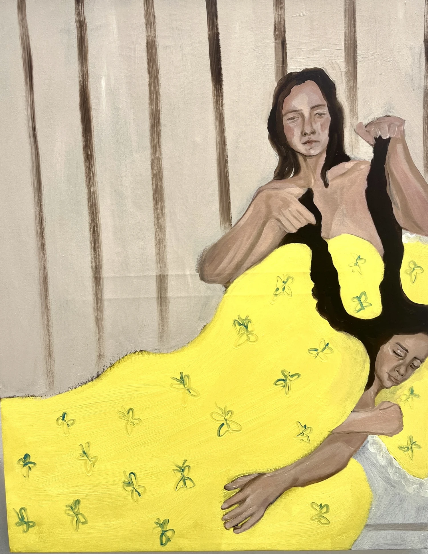 *Cocoon*, oil on canvas.