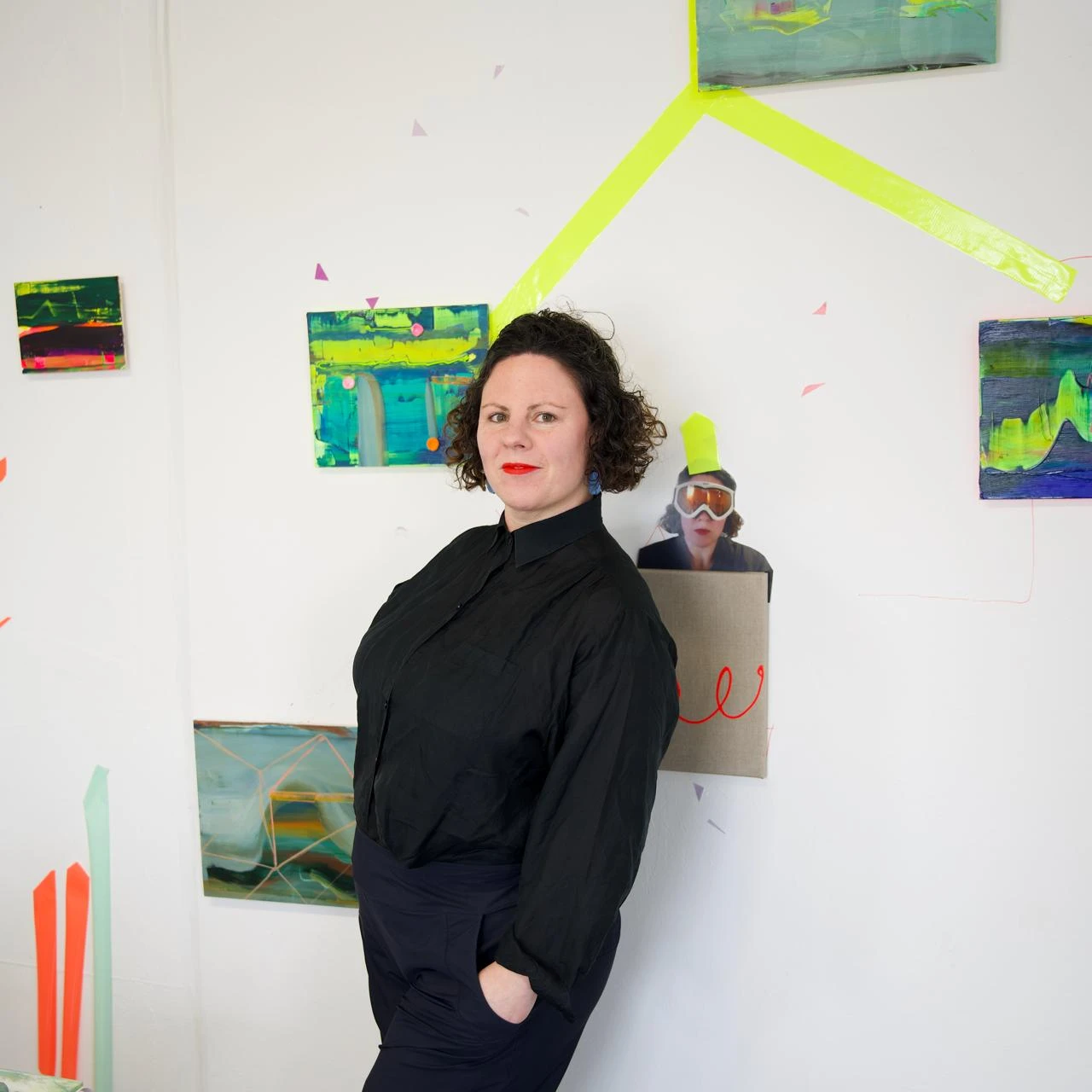 Elizabeth Shaw in NCAD Studio, 2026. Image credit: Evan Wilson.