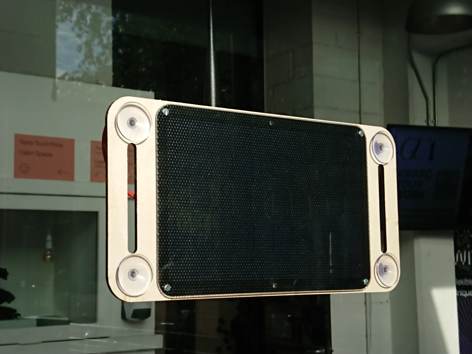Window mounted module.