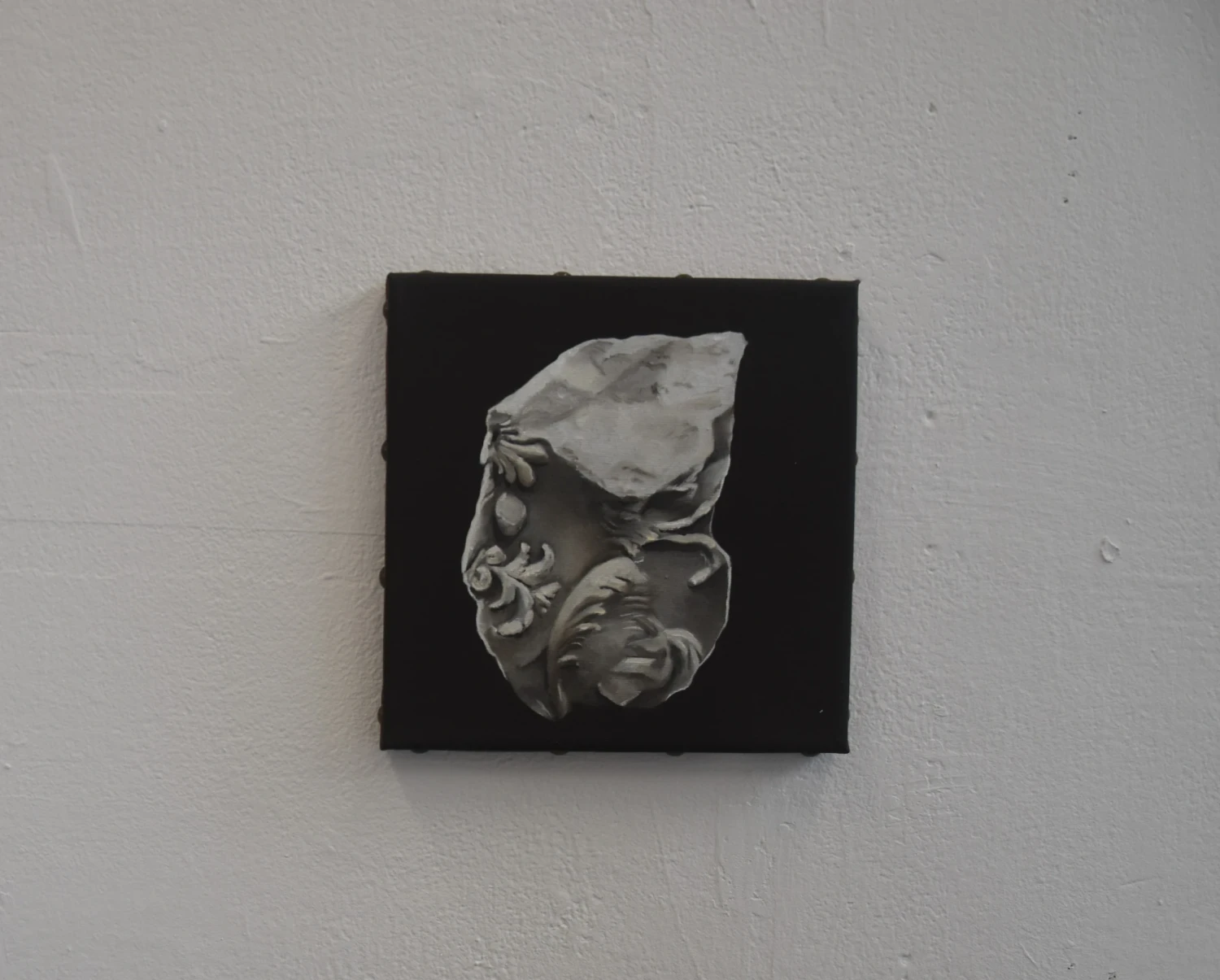 *Brick n°11*, oil on canvas, 20 x 20 cm.
