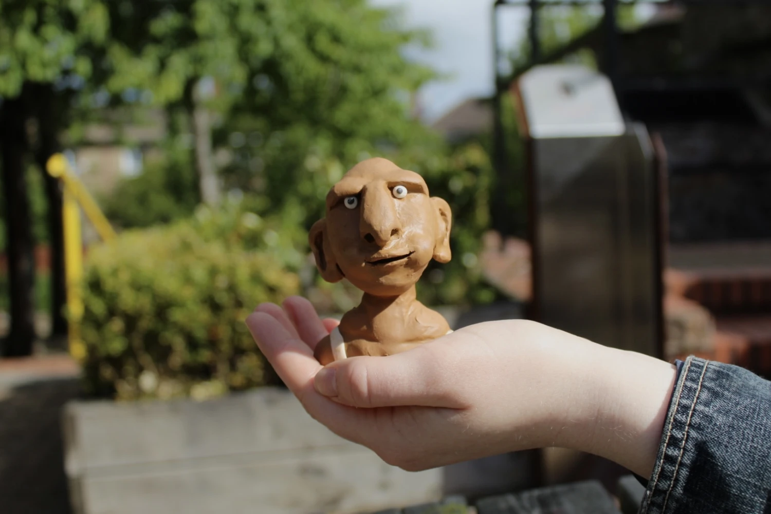 Clay models.