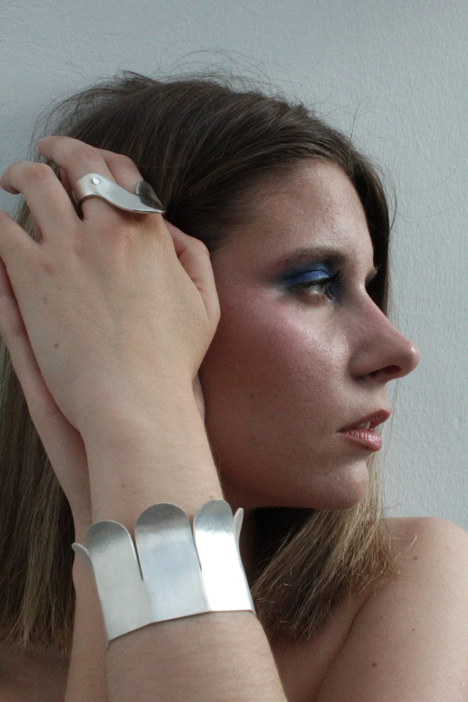 *Small Forensic Cuff* 935 sterling silver.