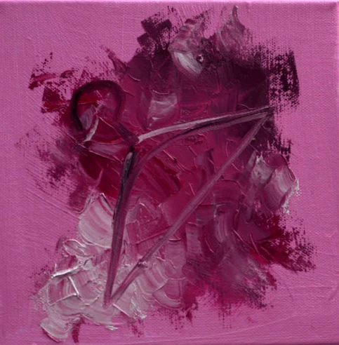 *Éire*, oil on canvas. 20 x 20 cm.