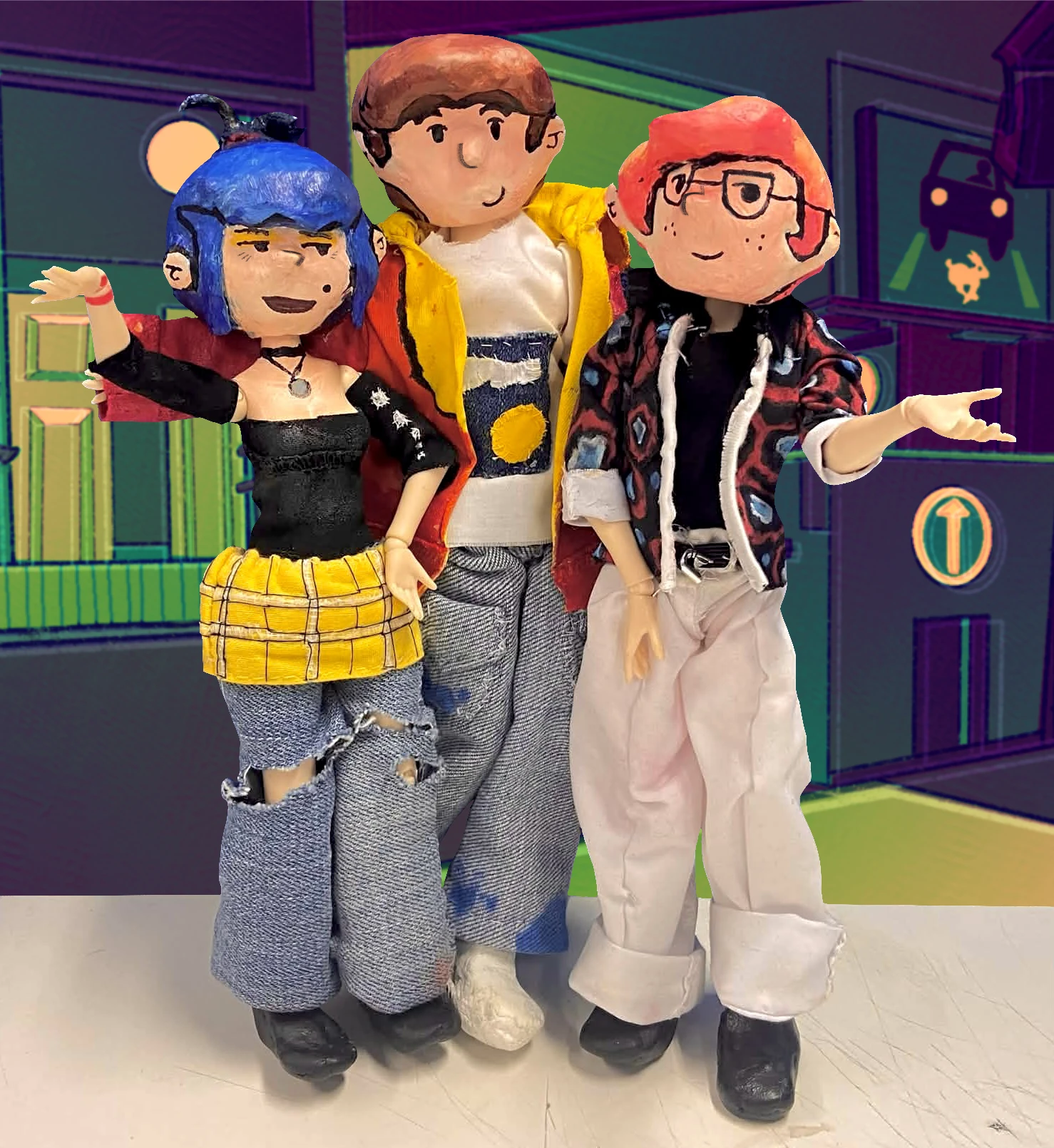 Campus couture fashion dolls.