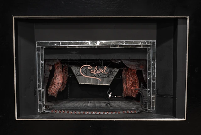 Boris Aronson's set model for the 1966 production of Cabaret