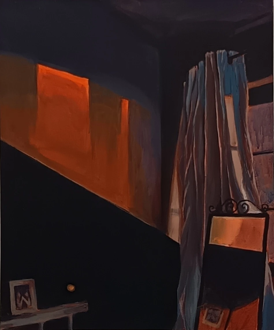 *Vestige*, acrylic on canvas, 50 x 60 cm.