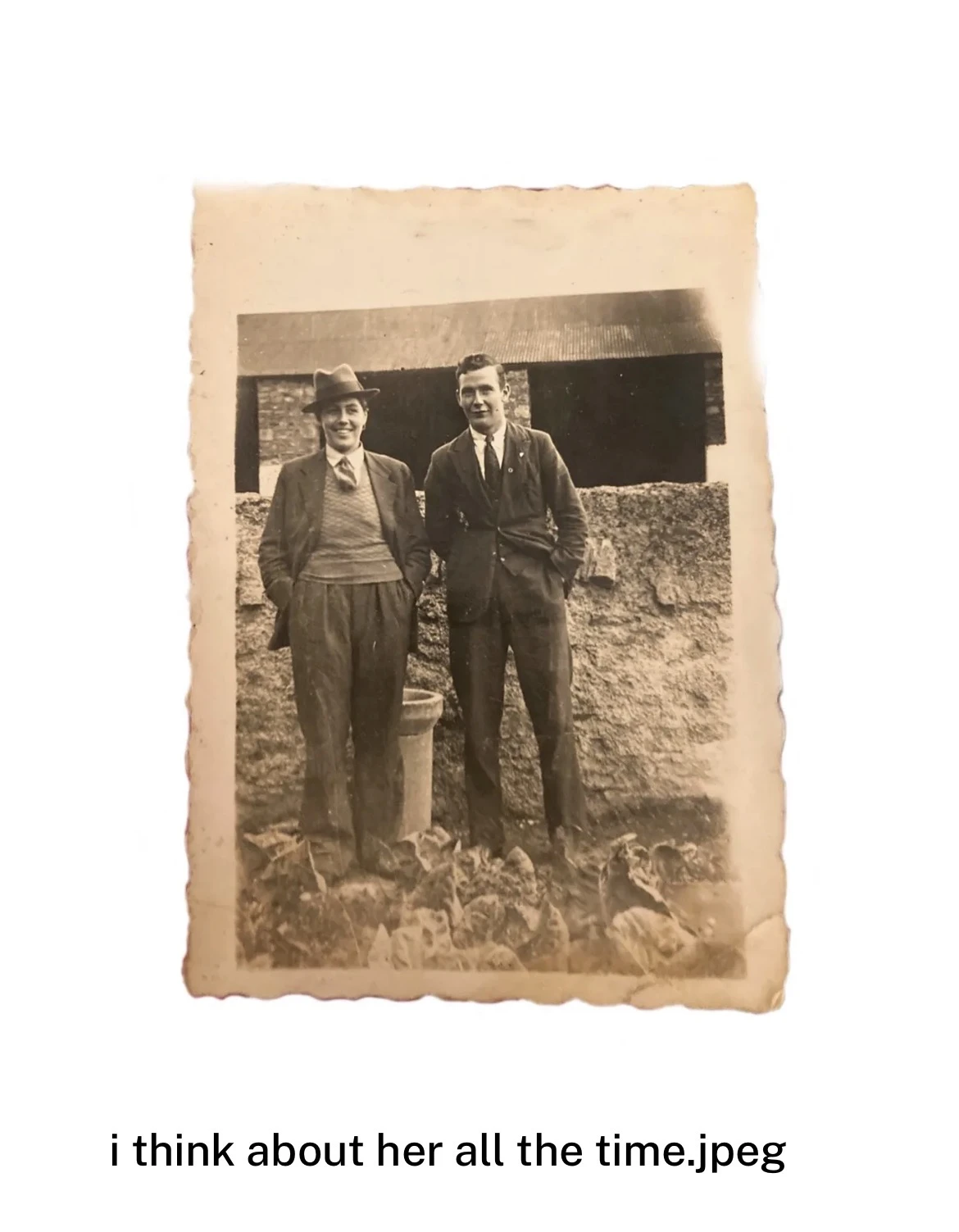 *shitearchive.com* entry, pictured on the left is Kate Hanley, my name sake, likely taken somewhere in the midlands c.1940.