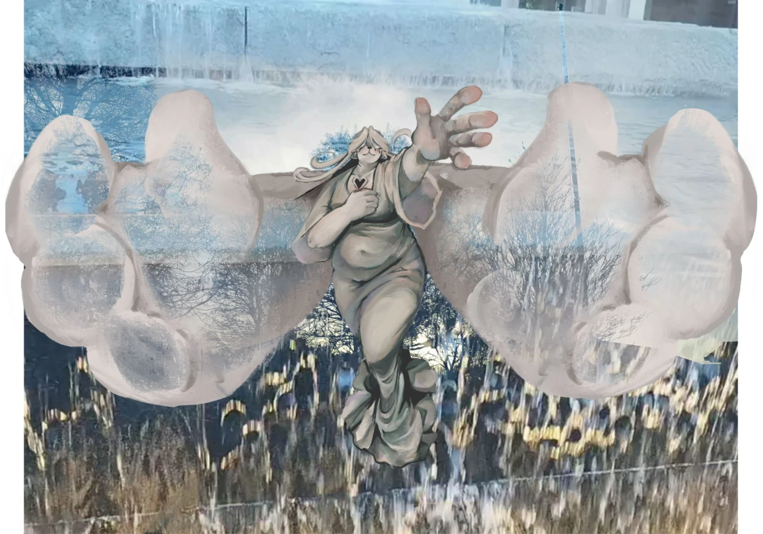*That which you hope for, forever out of your grasp. Yearning has four sets of arms yet due to its ghostly nature it cannot ever take a hold of that which it oh-so desperately wishes for.*
