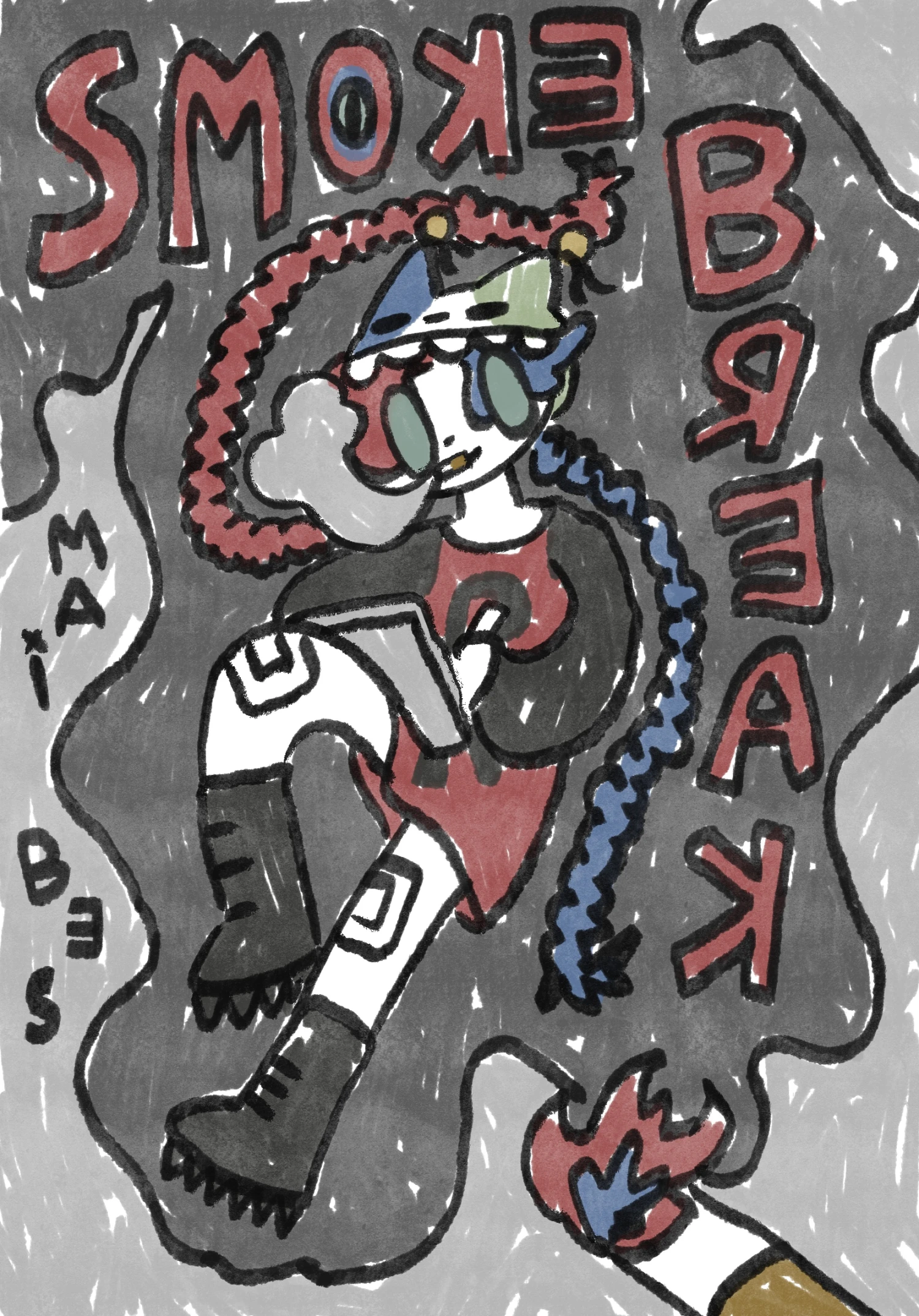 Front cover of the zine.