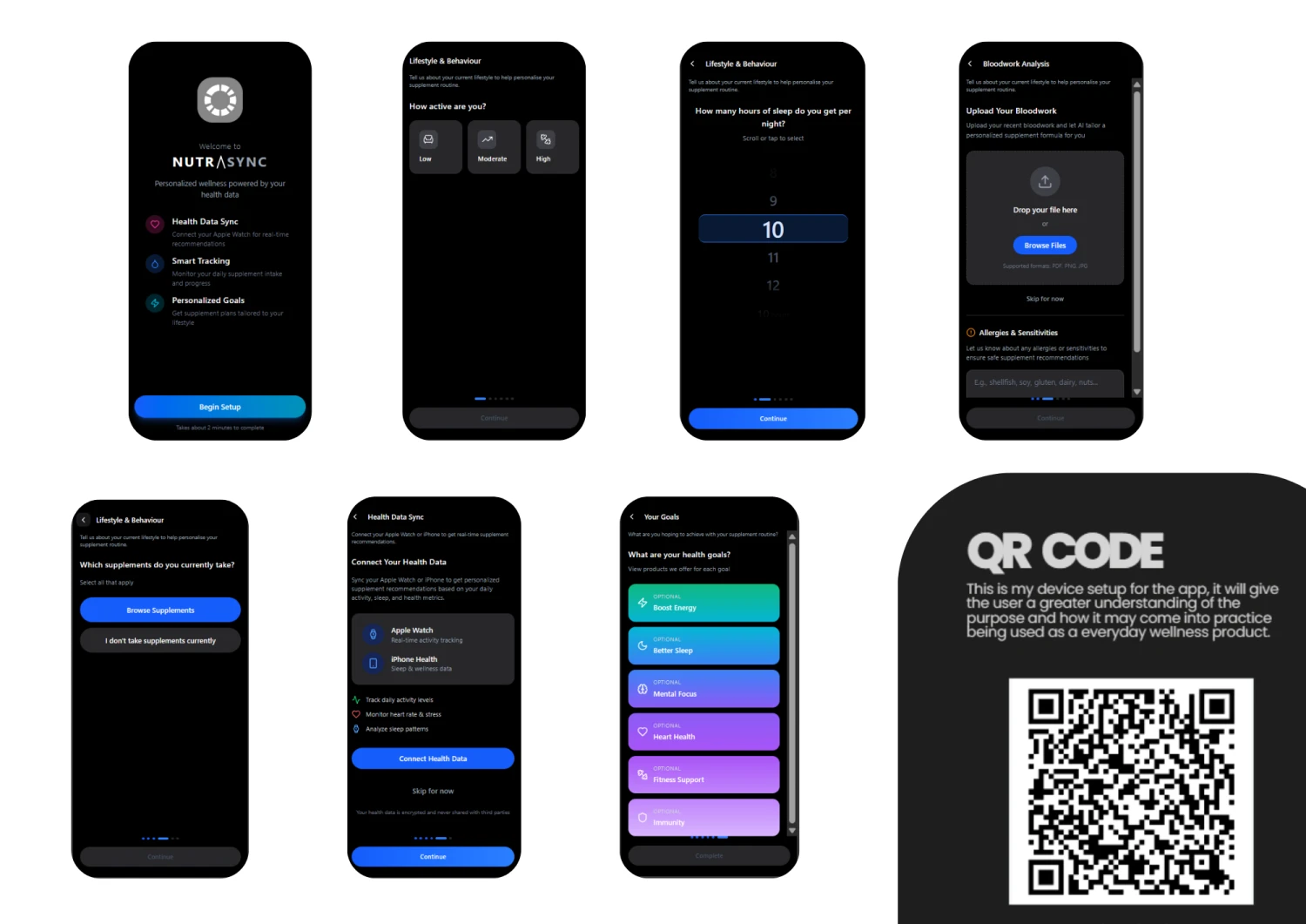 App setup.