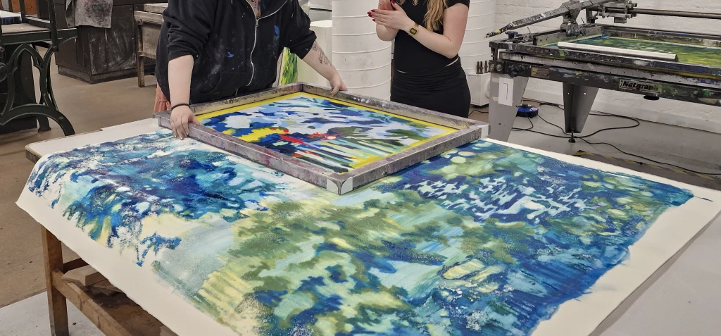 Printing of *Looking Down*.