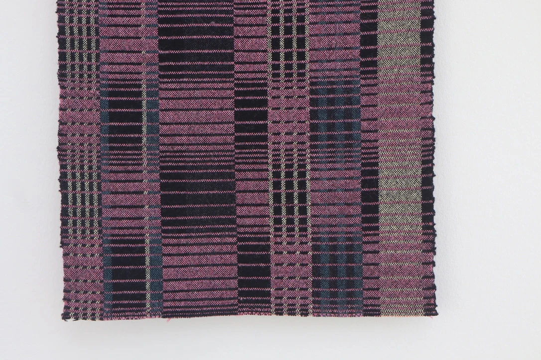 *Eroding* double cloth, lambswool.