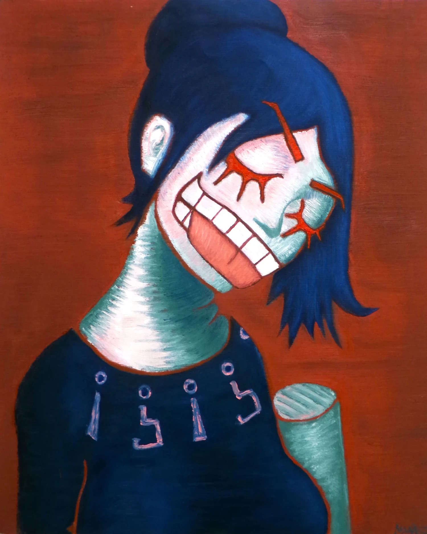 *Forget It*, oil on canvas.