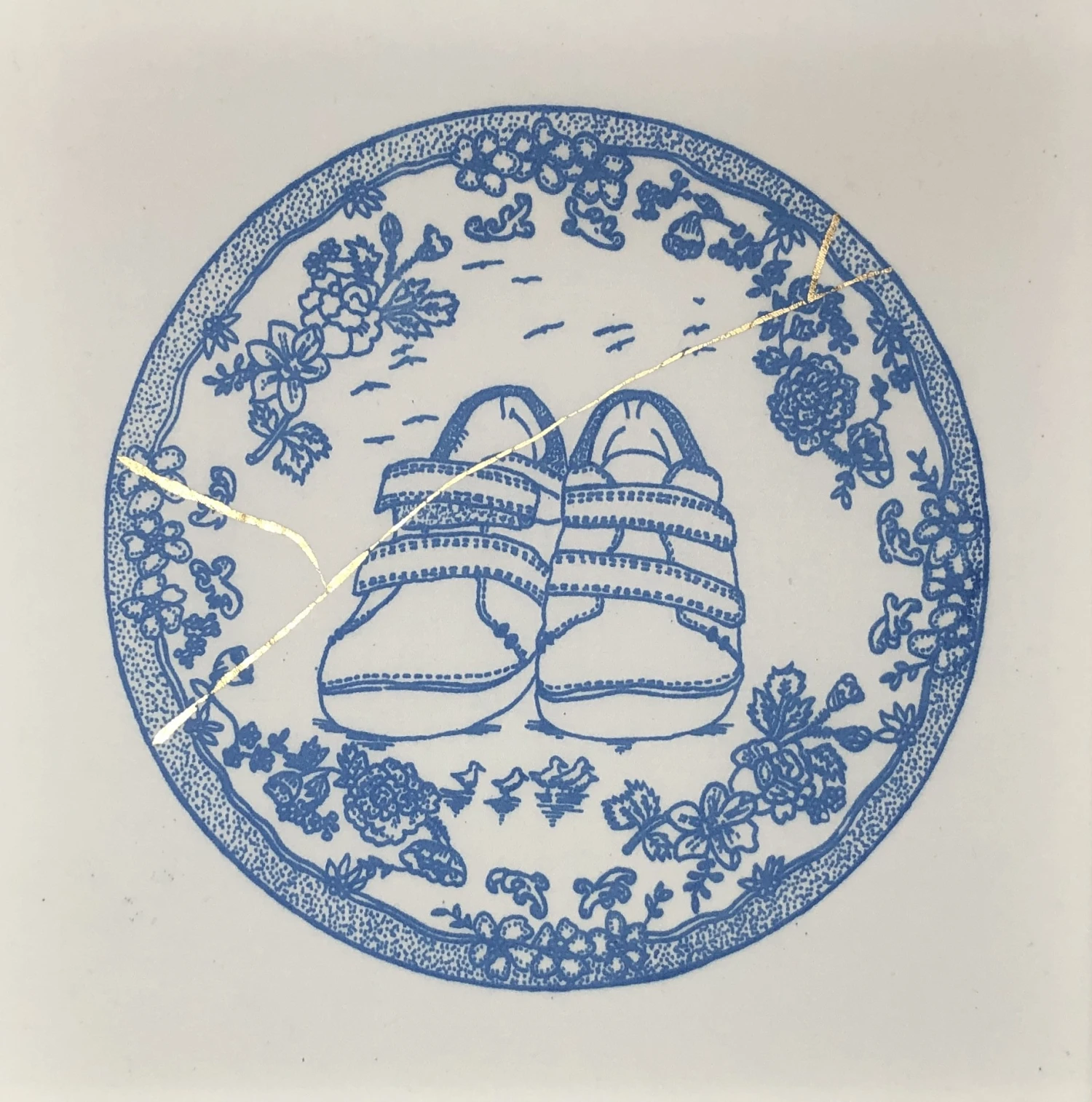 *Fragments: Handle with Care — Blue Willow*