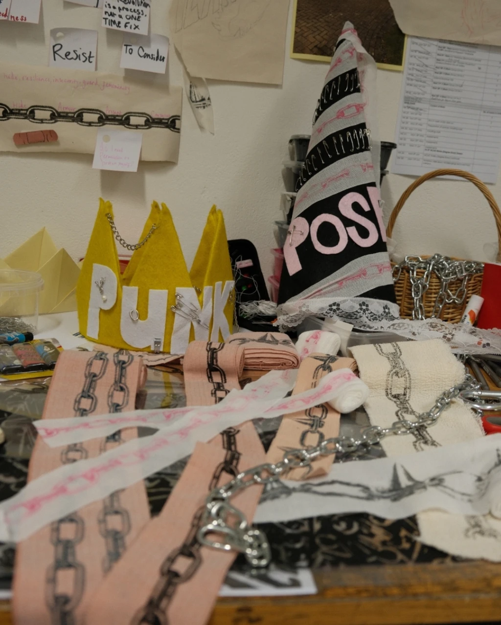 Research desk.