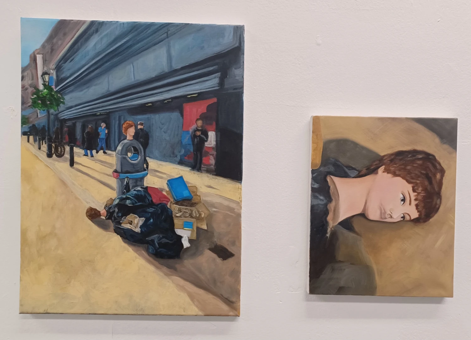 Installation view, *Portraits of Dublin*, NCAD Works 2026.