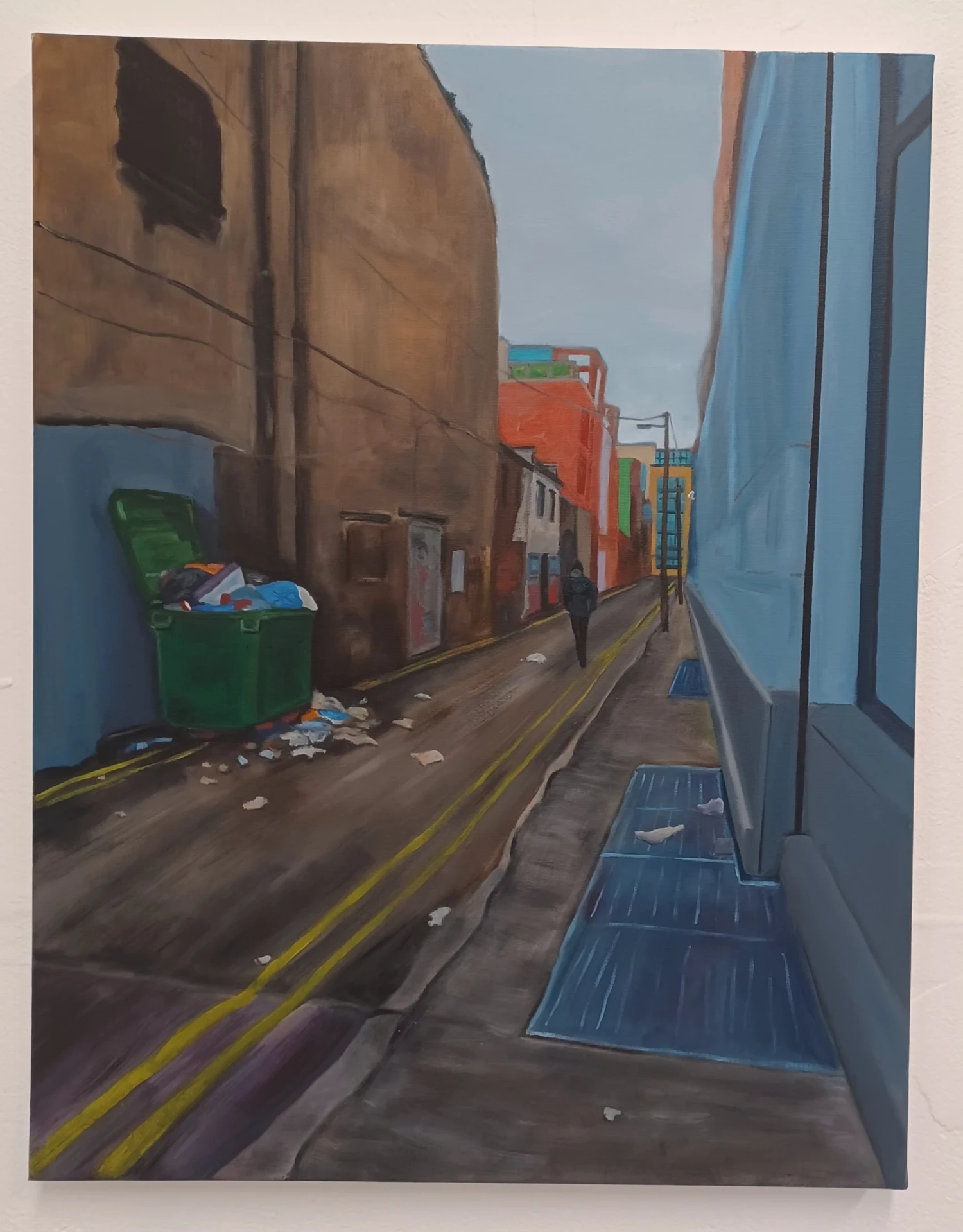 *Mabbot Lane II*, oil on canvas, 45 x 35 cm.
