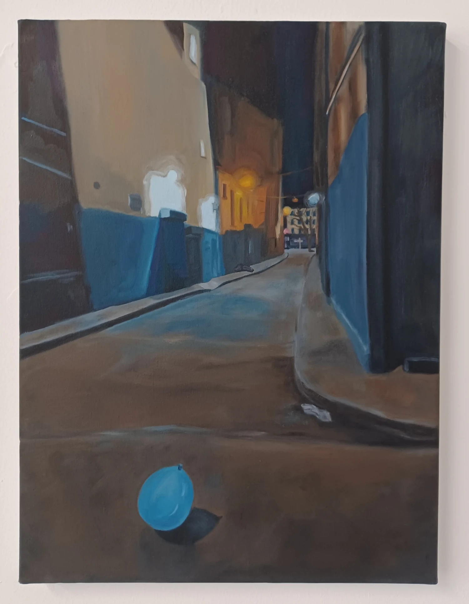 *Street Near Frank Ryans*, oil on canvas, 40 x 30 cm.
