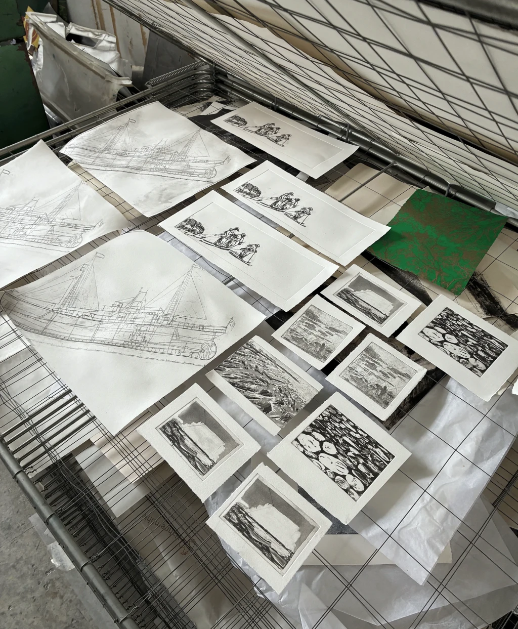 Printing in progress.
