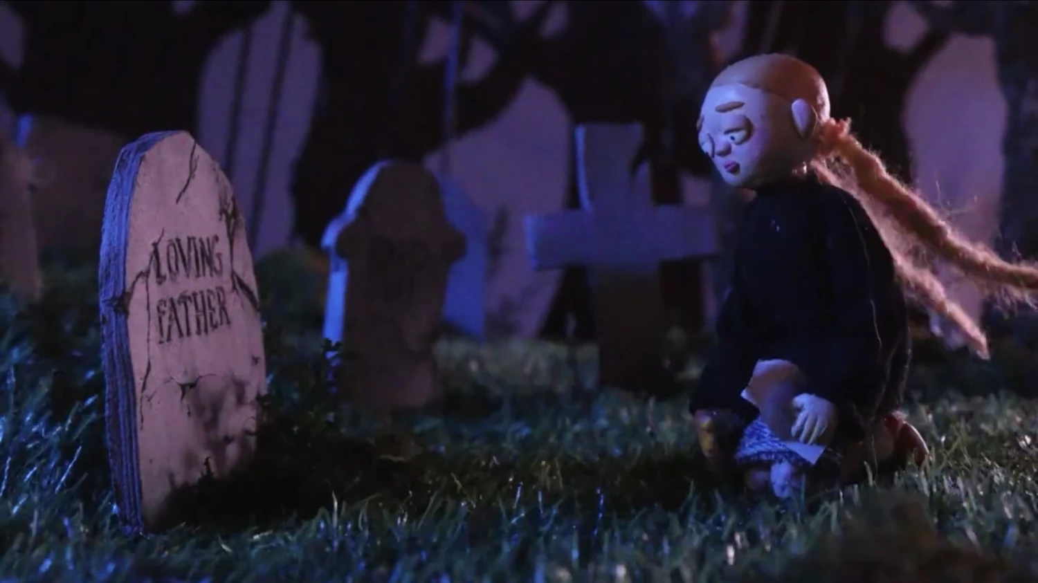 Still from stop-motion film.