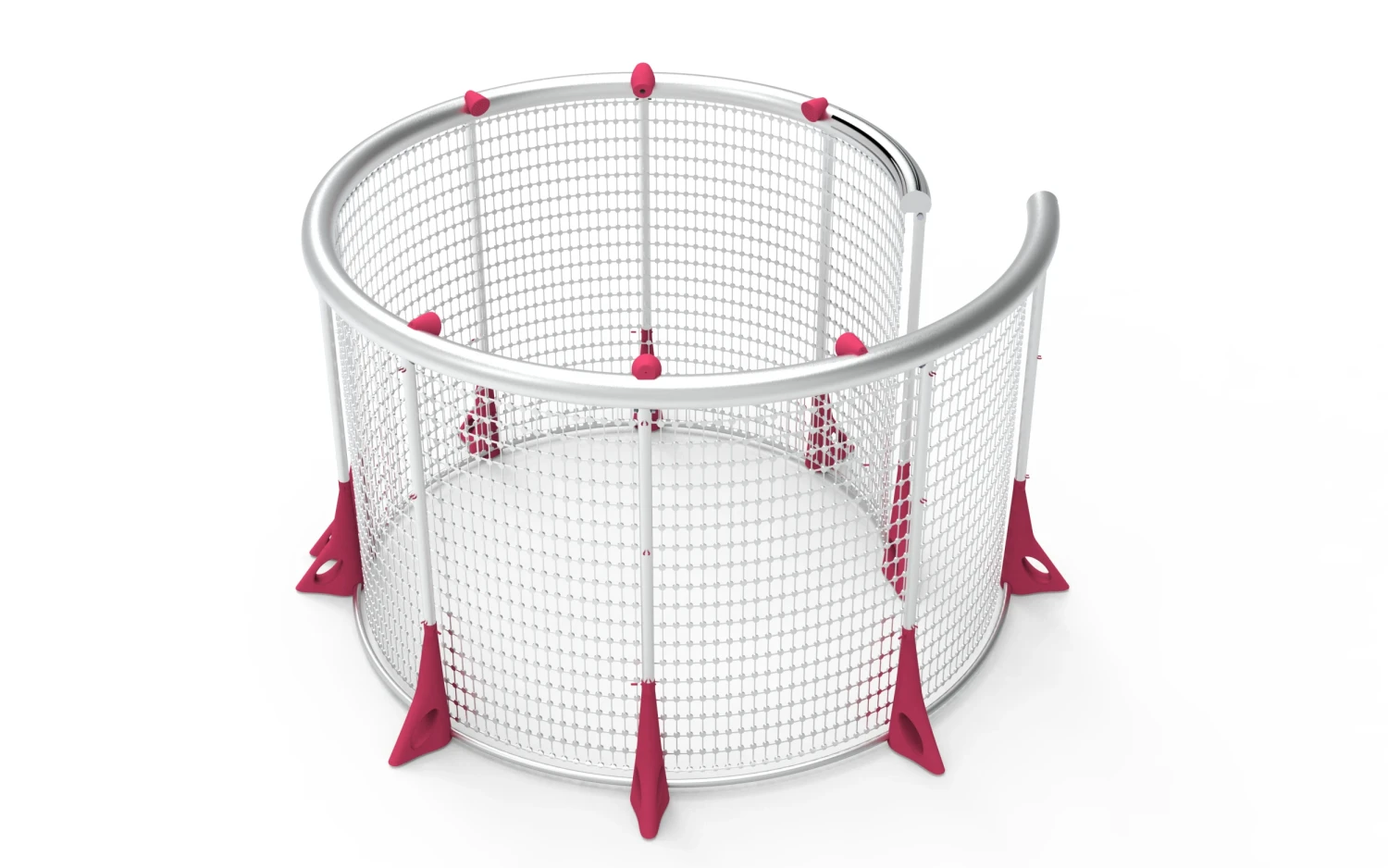The spiral-design provides full spatial immersion in the music-making process without having to rely on screen interfaces.