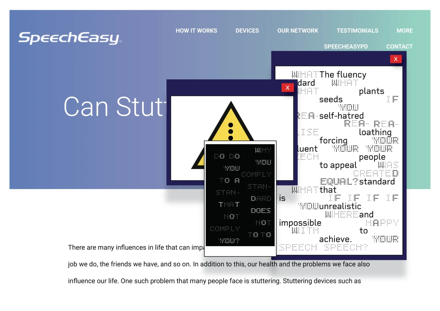 Photo from *The Fluency Standard* website.
