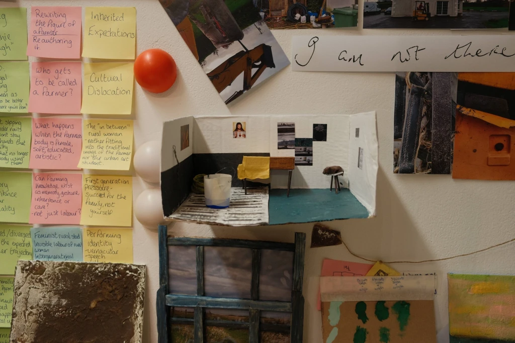 A maquette created to visualise the intended stage set installation.