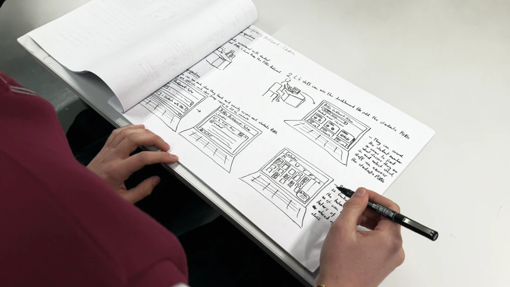 Concept sketching.