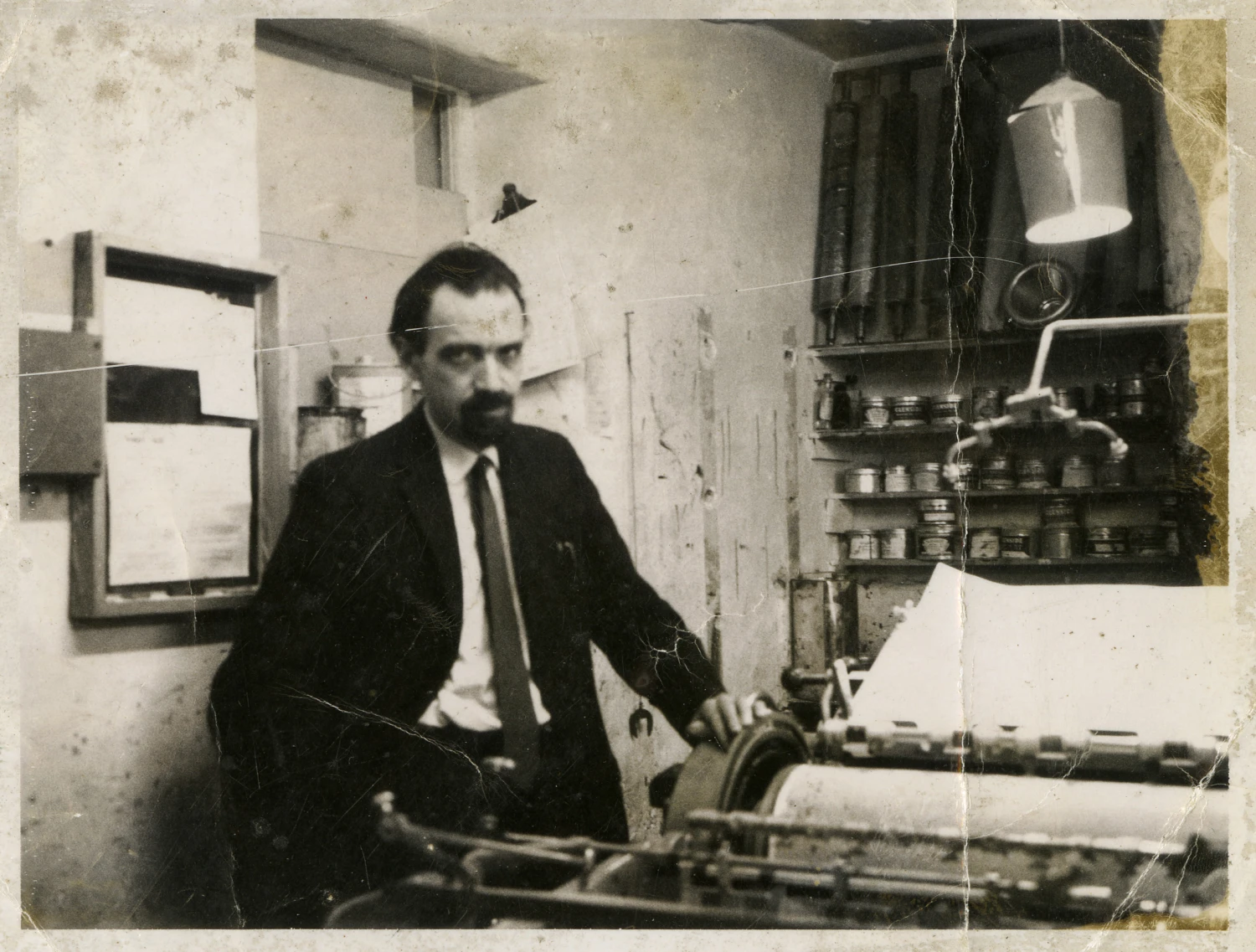 Liam Miller, Dolmen Press, (n.d.). Image courtesy of Special Collections and Archives, Wake Forest University, North Carolina, USA.
